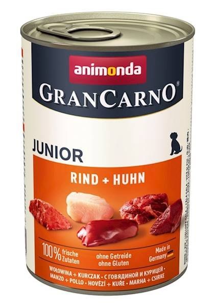 Animonda GranCarno Junior Wołowina + Kurczak 400g