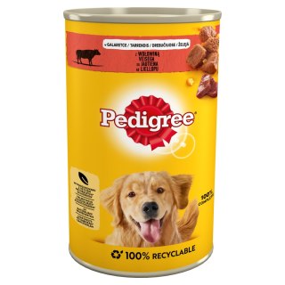 Pedigree Mokra Karma Dla Dorosłych Psów Z Wołowiną W Galaretce 1200g