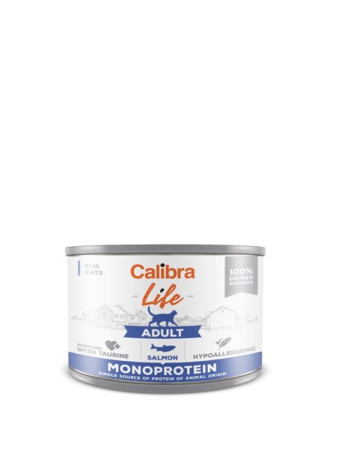 Calibra Cat Adult Life Karma Dla Kota Z Łososiem 200g
