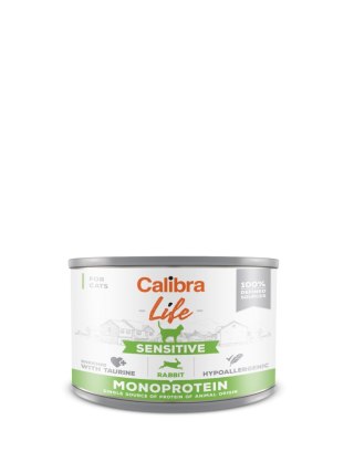 Calibra Cat Life Sensitive Karma Dla Kota Z Królikiem 200g
