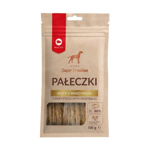 MACED Pałeczki Indyk z Warzywami 100g