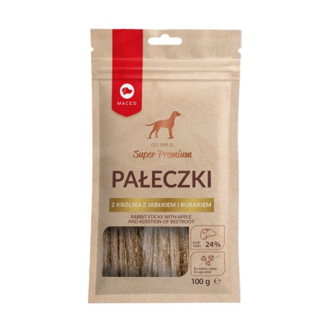 MACED Pałeczki z Królika z Jabłkiem i Burakiem 100g